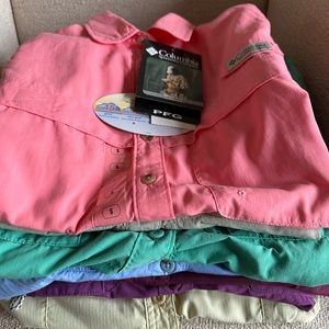 Ladies Columbia blouses (bundle of 7) Small size